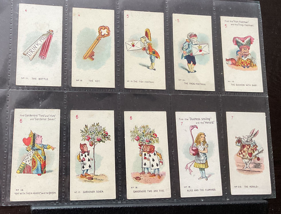 Thumbnail: Carreras Alice In Wonderland Square Corners Cigarette Cards