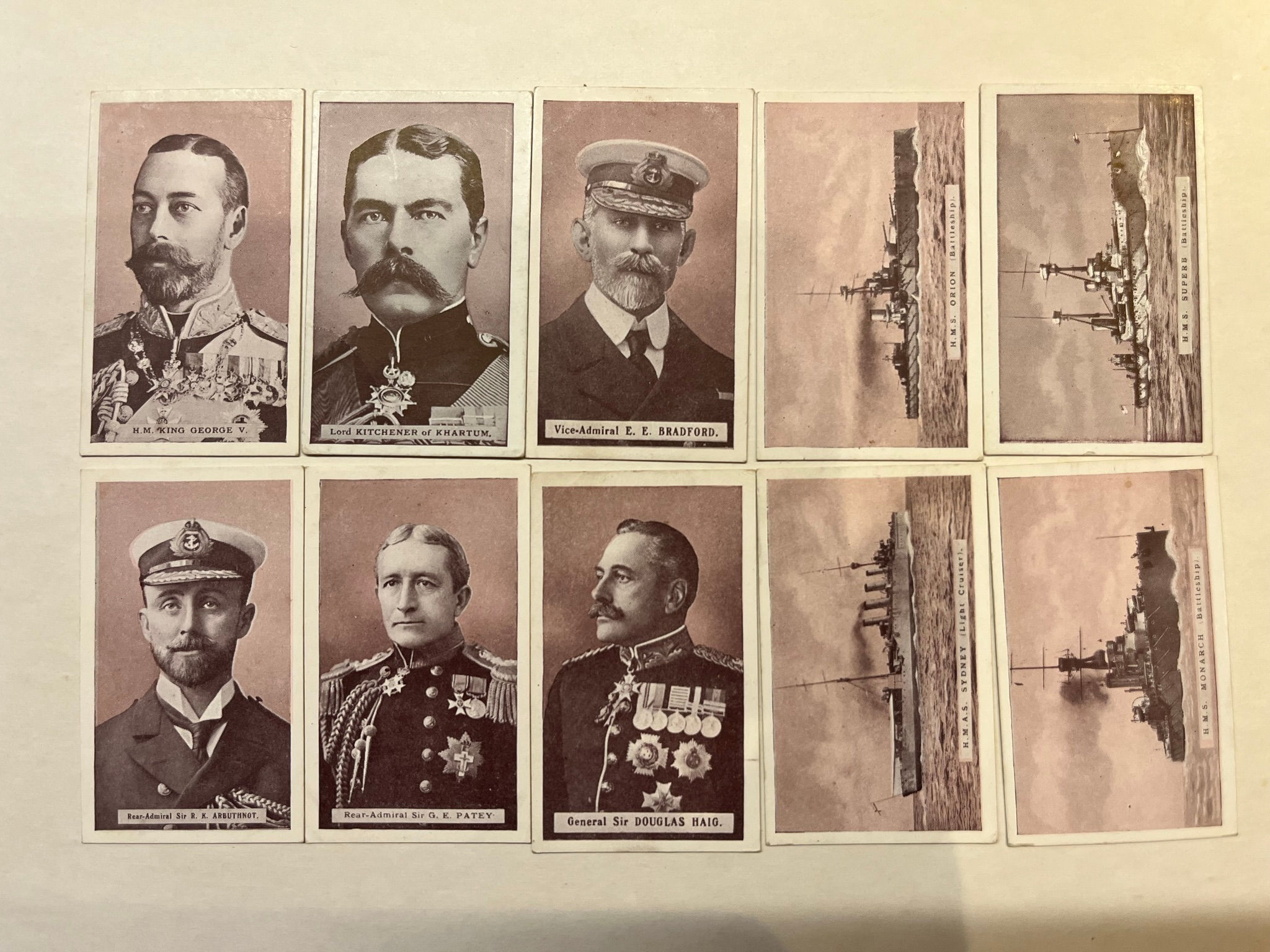 Maypole War Series Trade Cards