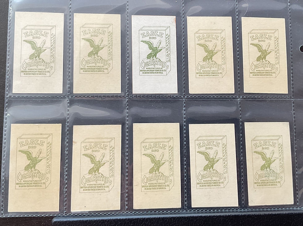 Thumbnail: British American Tobacco B.A.T Eagle Bird Siamese Uniforms Cigarette Cards