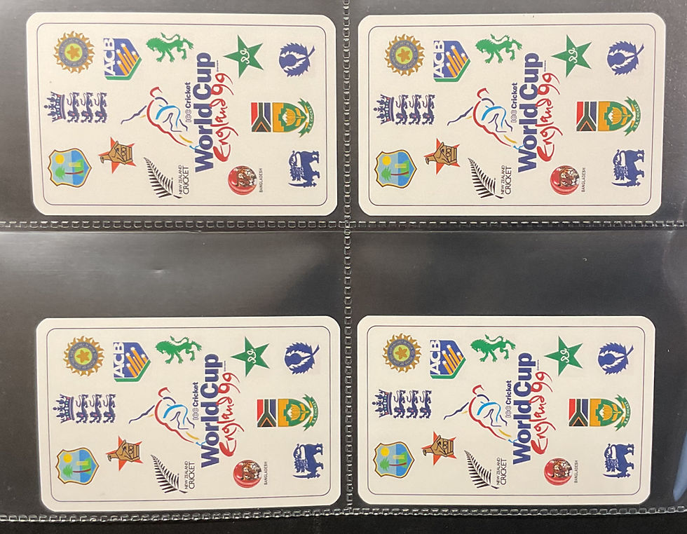 Thumbnail: International Cricket World Cup England '99 New Zealand Playing Cards