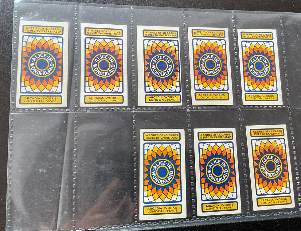 Thumbnail: Carreras Alice In Wonderland Square Corners Cigarette Cards