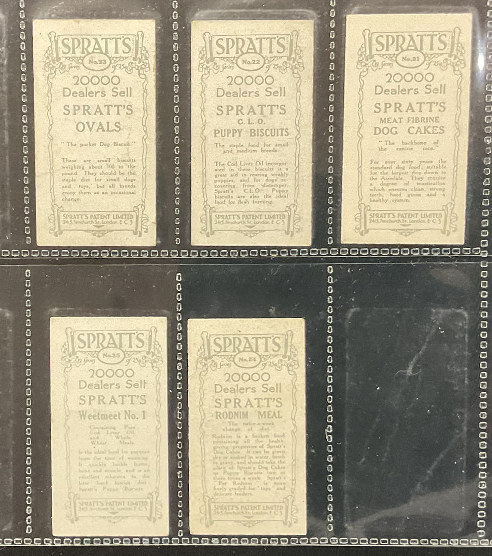 Thumbnail: Spratts The Bonzo Series Trade Cards