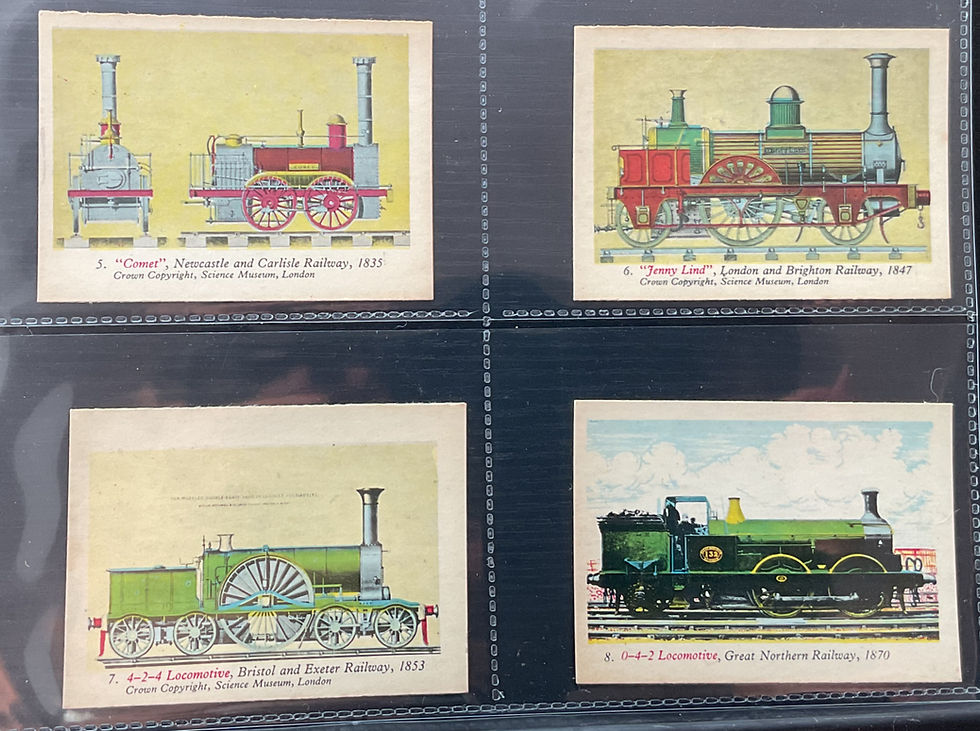 Thumbnail: A&BC Railway Quiz Bubblegum Cards