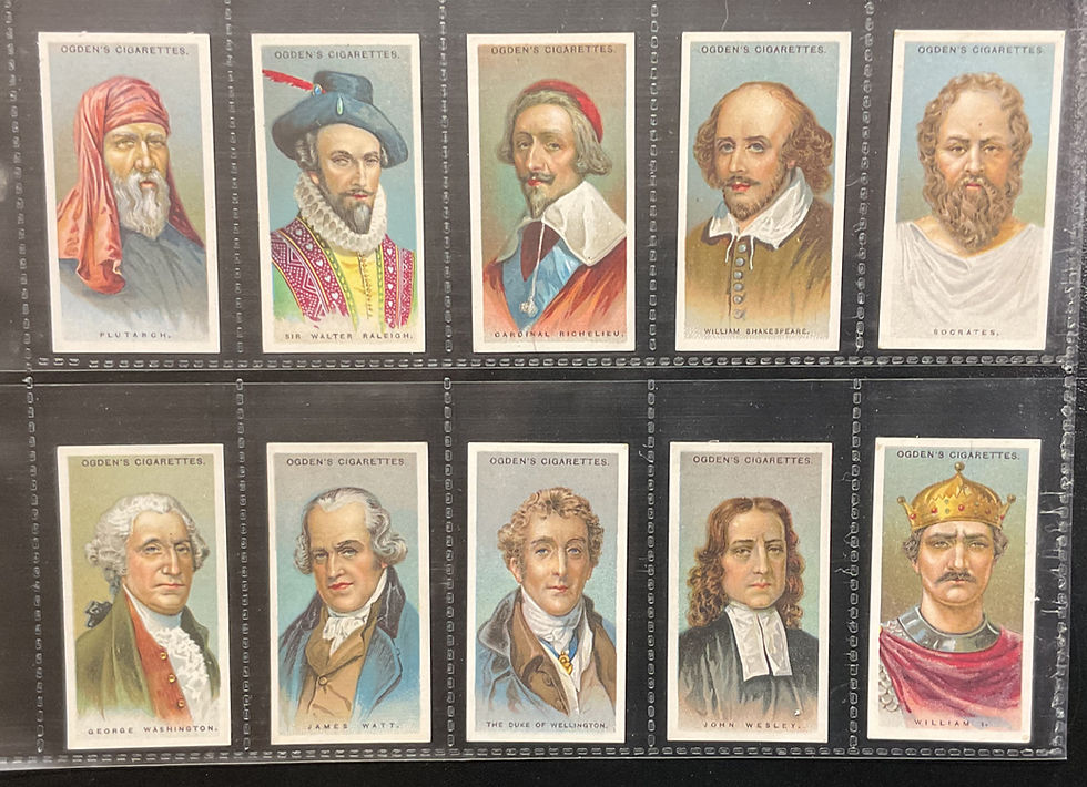 Thumbnail: Ogdens Leaders Of Men Cigarette Cards
