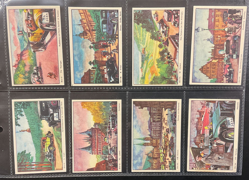 Thumbnail: Abdulla Cars Around The World German Issue Cigarette Cards