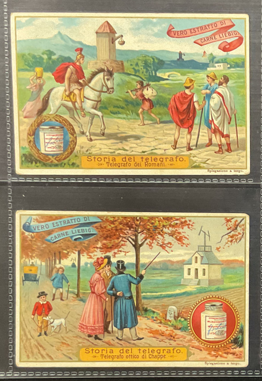 Thumbnail: Liebig History Of The Telegram S537 Trade Cards