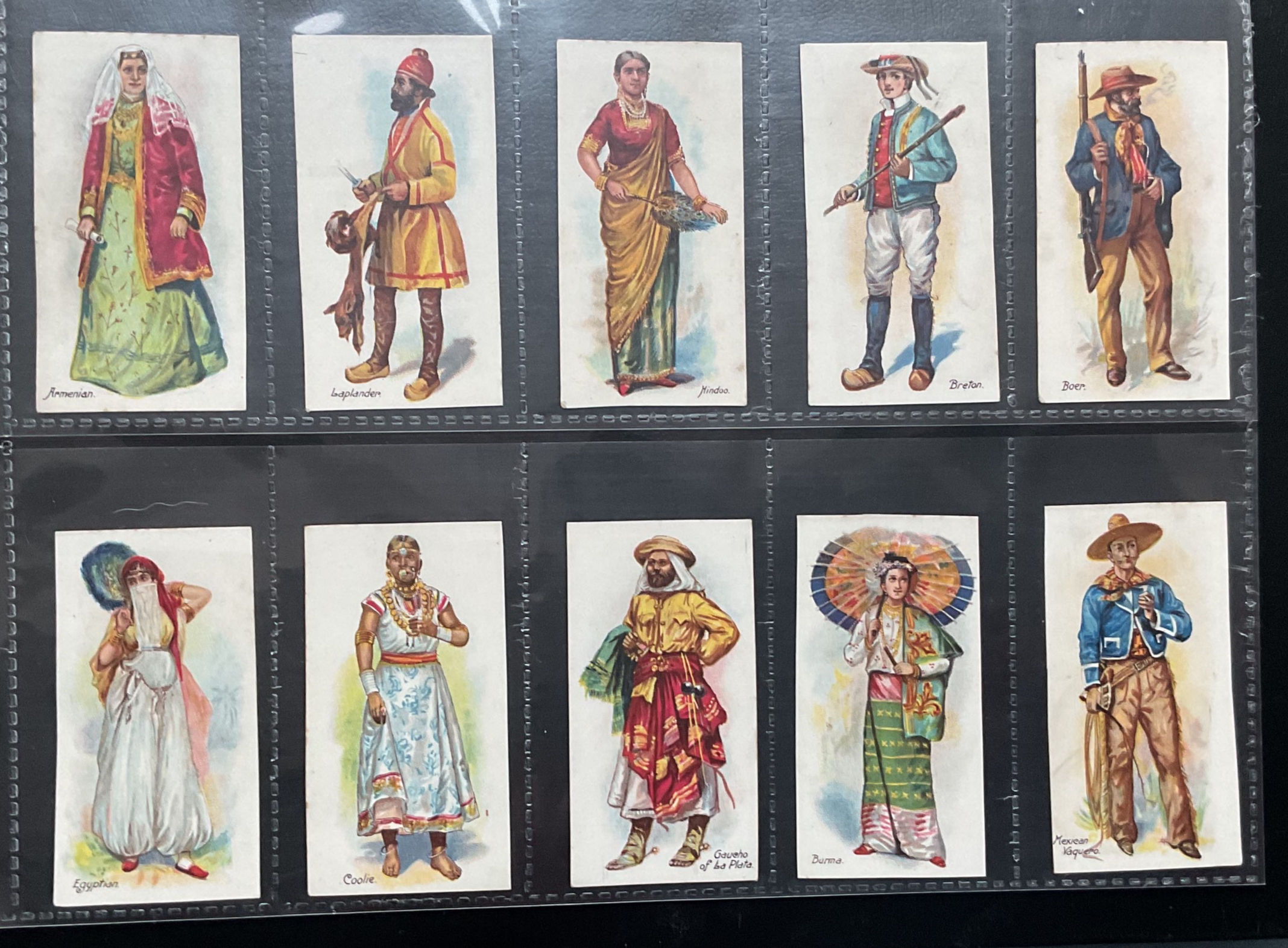 Smiths Races Of Mankind Proof Set Cigarette Cards