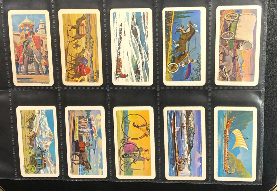 Brooke Bond Tea Canada Transportation Through The Ages Top Line Red Tea Cards