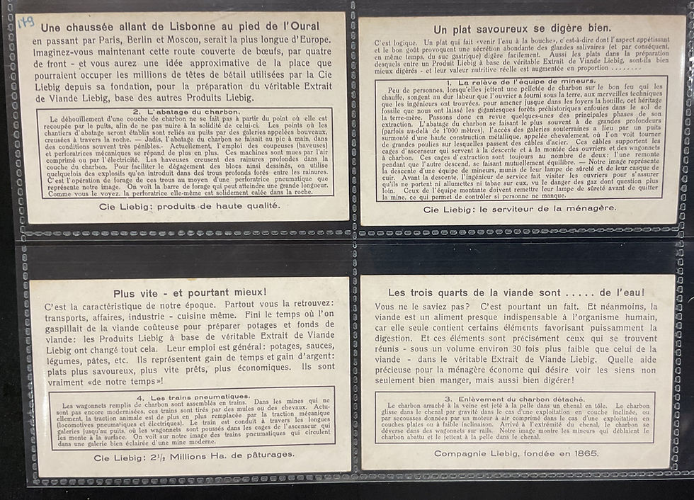 Thumbnail: Liebig Coal Mining S1270 Trade Cards