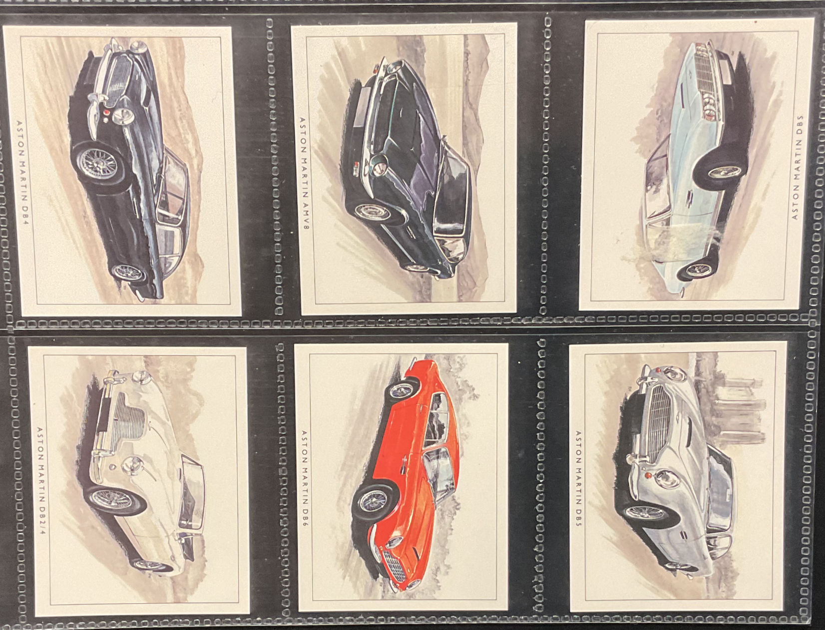 Golden Era Aston Martin Trade Cards