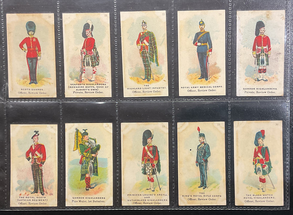 Thumbnail: British American Tobacco B.A.T Siamese Types Of The British Army Cigarette Cards
