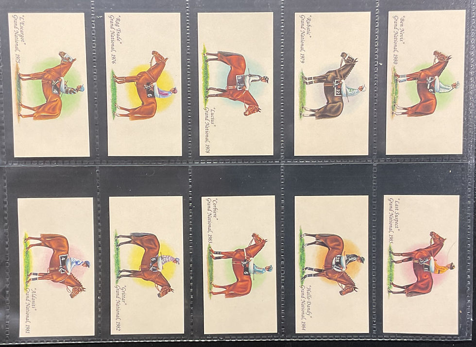 Thumbnail: Seagram Grand National Winners Trade Cards