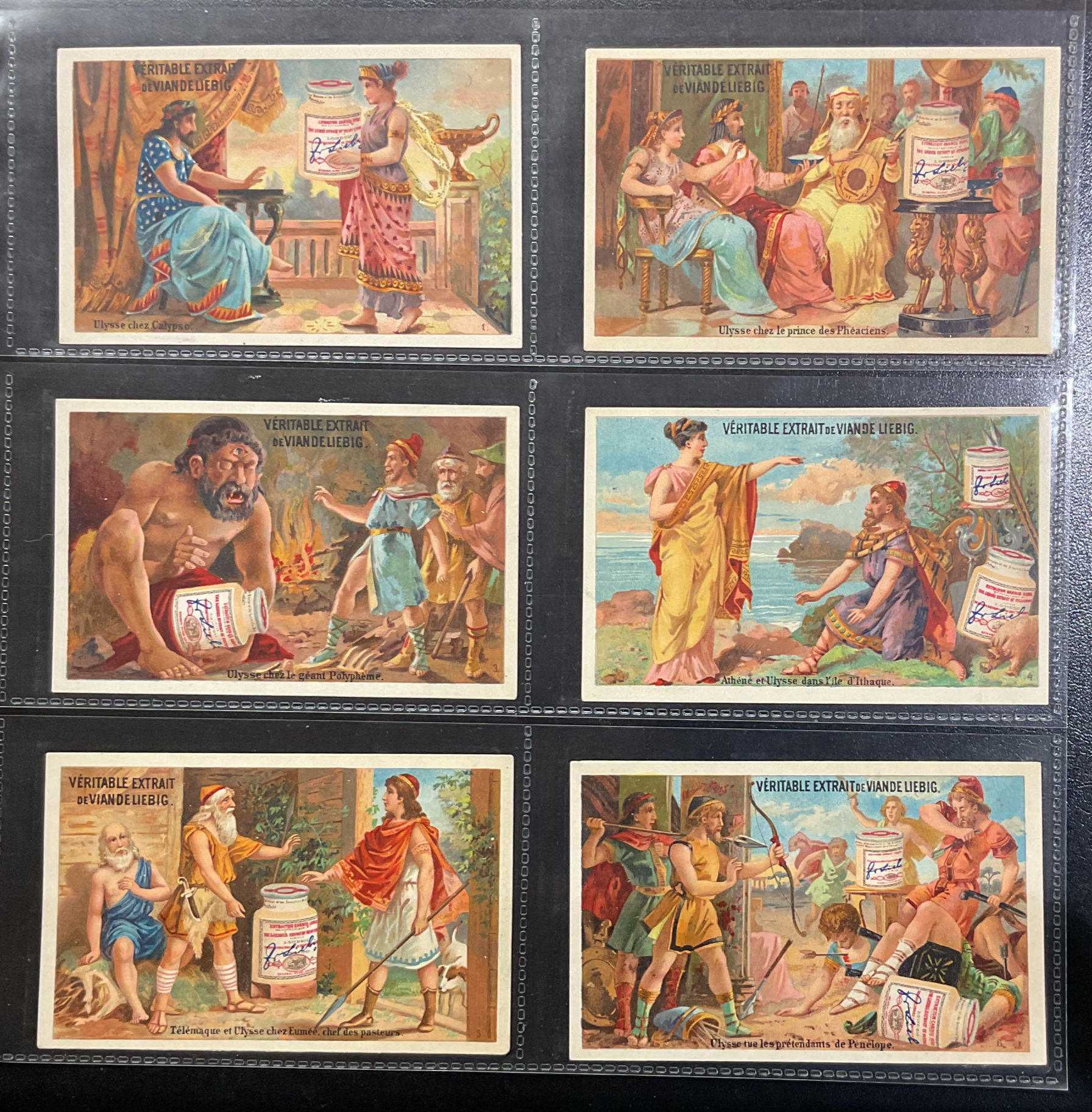 Liebig Ulysses S166 Trade Cards