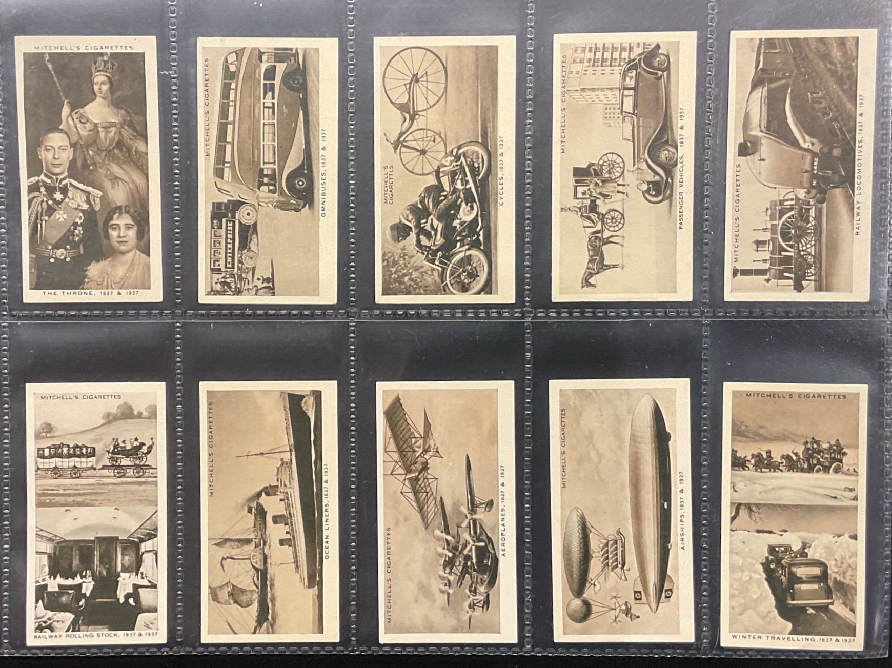 Mitchell Wonderful Century Cigarette Cards
