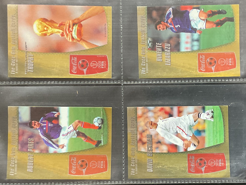 Thumbnail: Coca Cola Football 2002 World Cup Special Edition Trade Cards