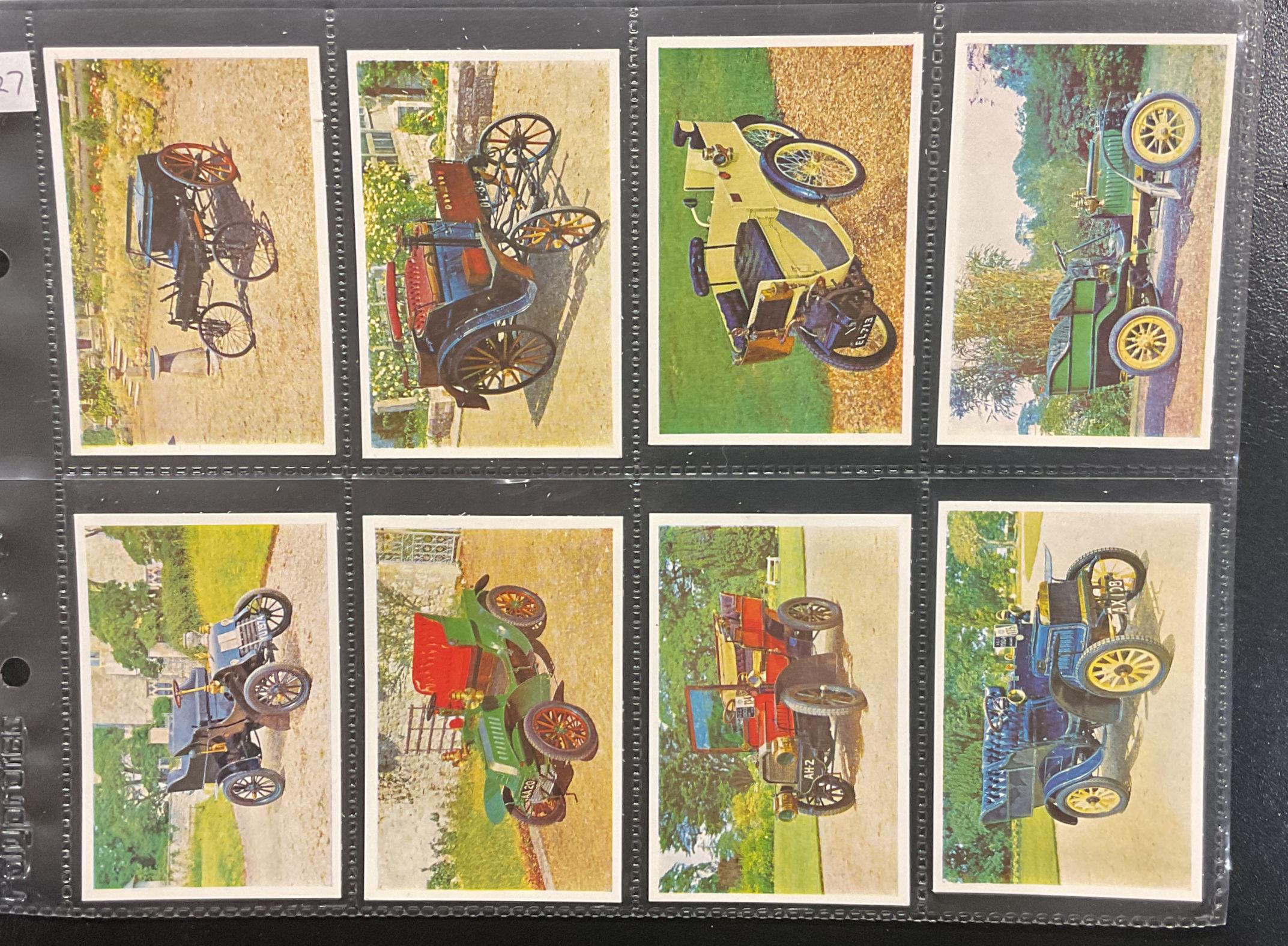 Weston Biscuit Veteran & Vintage Cars 1st Series Trade Cards