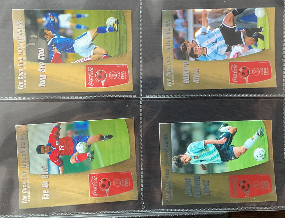 Thumbnail: Coca Cola Football 2002 World Cup Special Edition Trade Cards