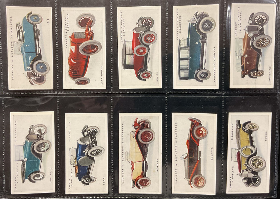 Thumbnail: Lambert & Butler Motor Cars 3rd Series Cigarette Cards