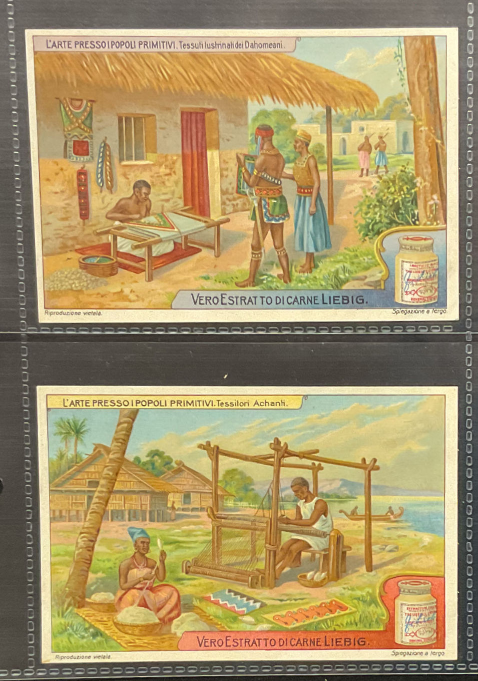 Thumbnail: Liebig Art Amongst Primitive People S1085 Trade Cards
