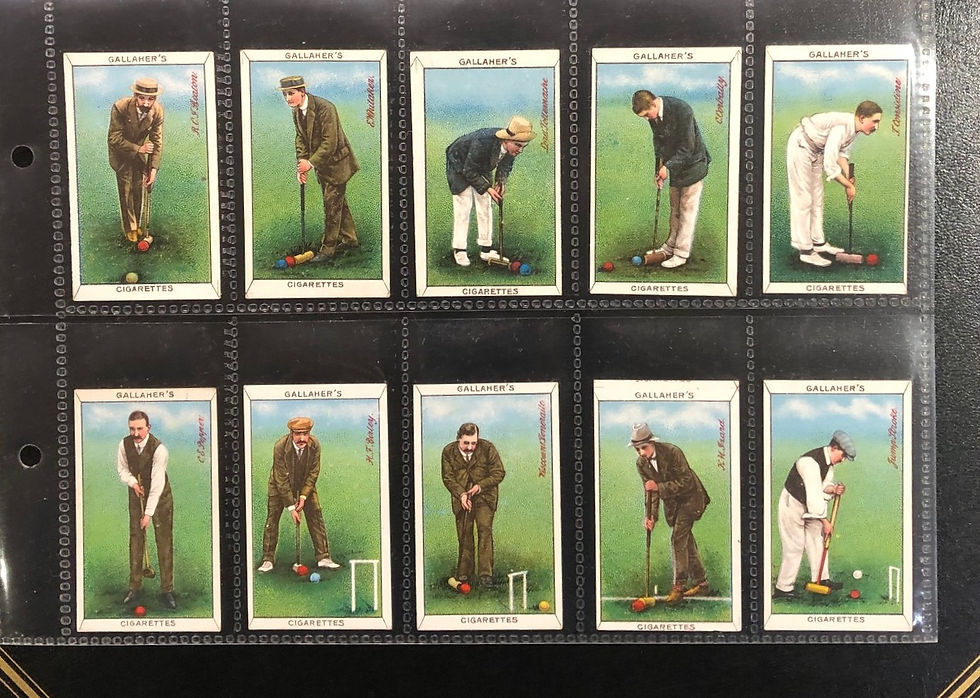 Thumbnail: Gallaher Sports Series Cigarette Cards