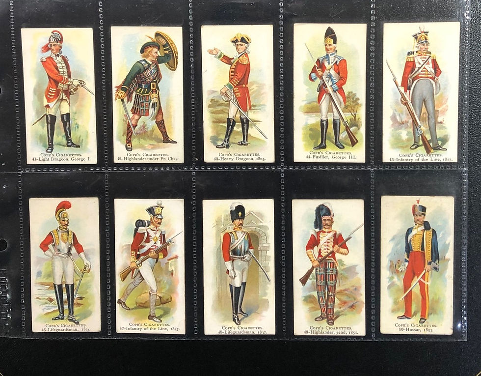 Thumbnail: Cope  British Warriors Cigarette Cards
