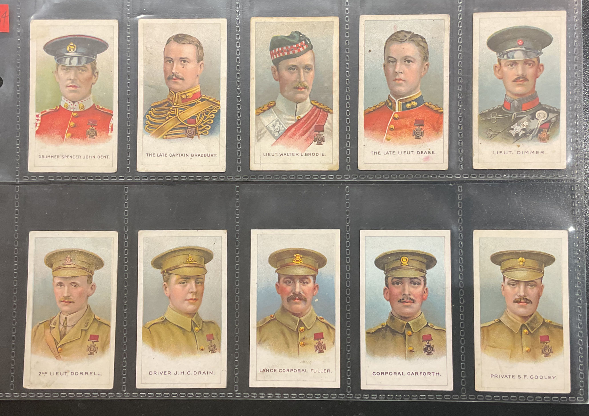 Wills Australian Issue Victoria Cross Cigarette Cards