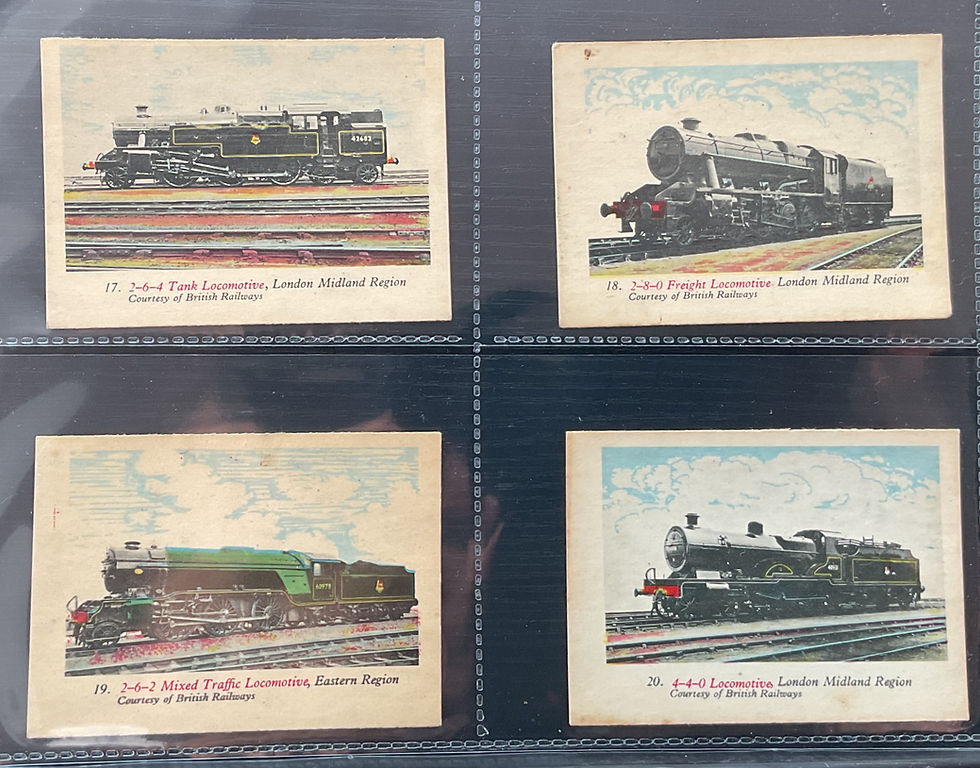 Thumbnail: A&BC Railway Quiz Bubblegum Cards