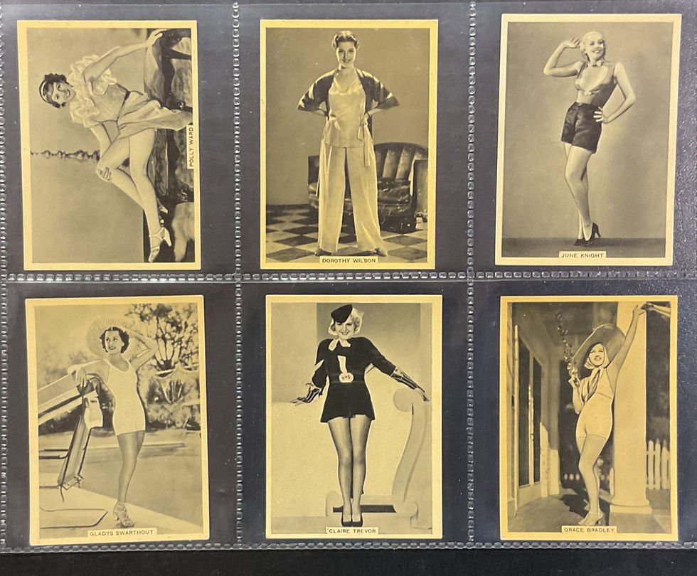 Thumbnail: British American Tobacco B.A.T Grace And Beauty 1st Series Cigarette Cards