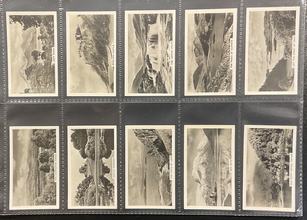 Peter Jackson Beautiful Scotland Cigarette Cards