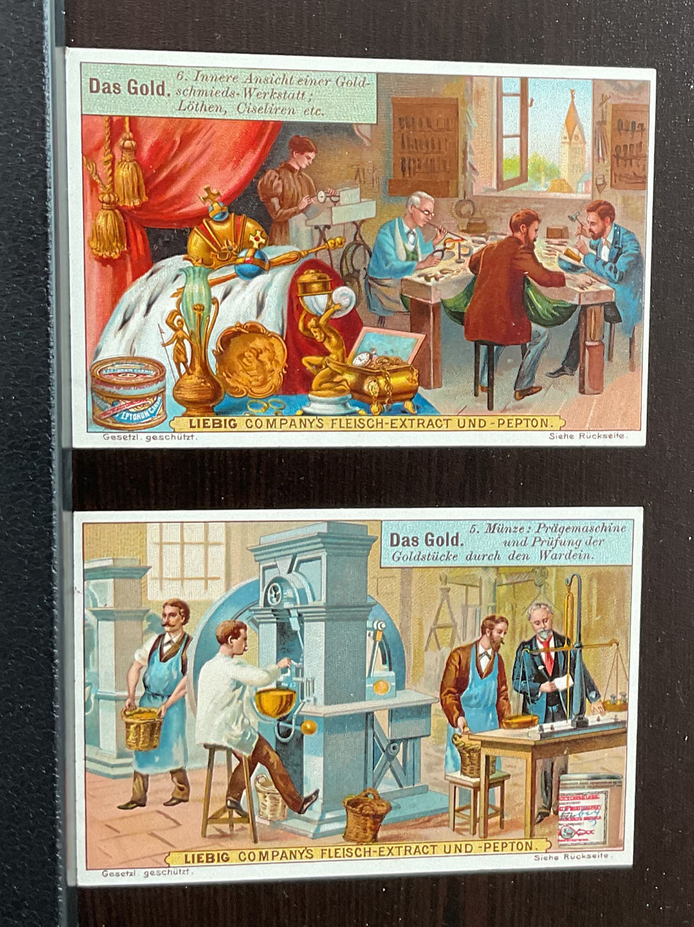 Thumbnail: Liebig Gold S639 Trade Cards