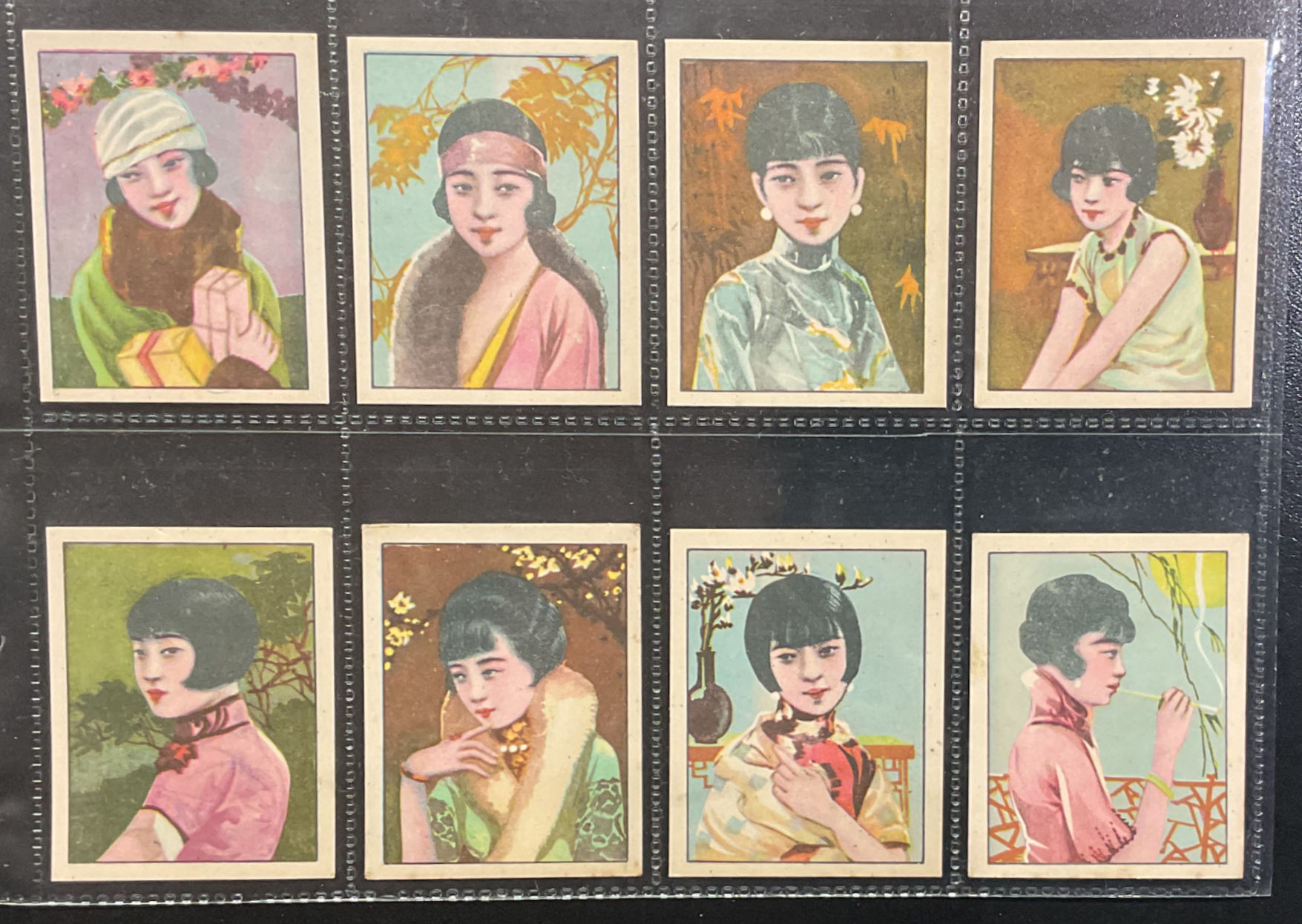 China Merchants Chinese Beauties Cigarette Cards