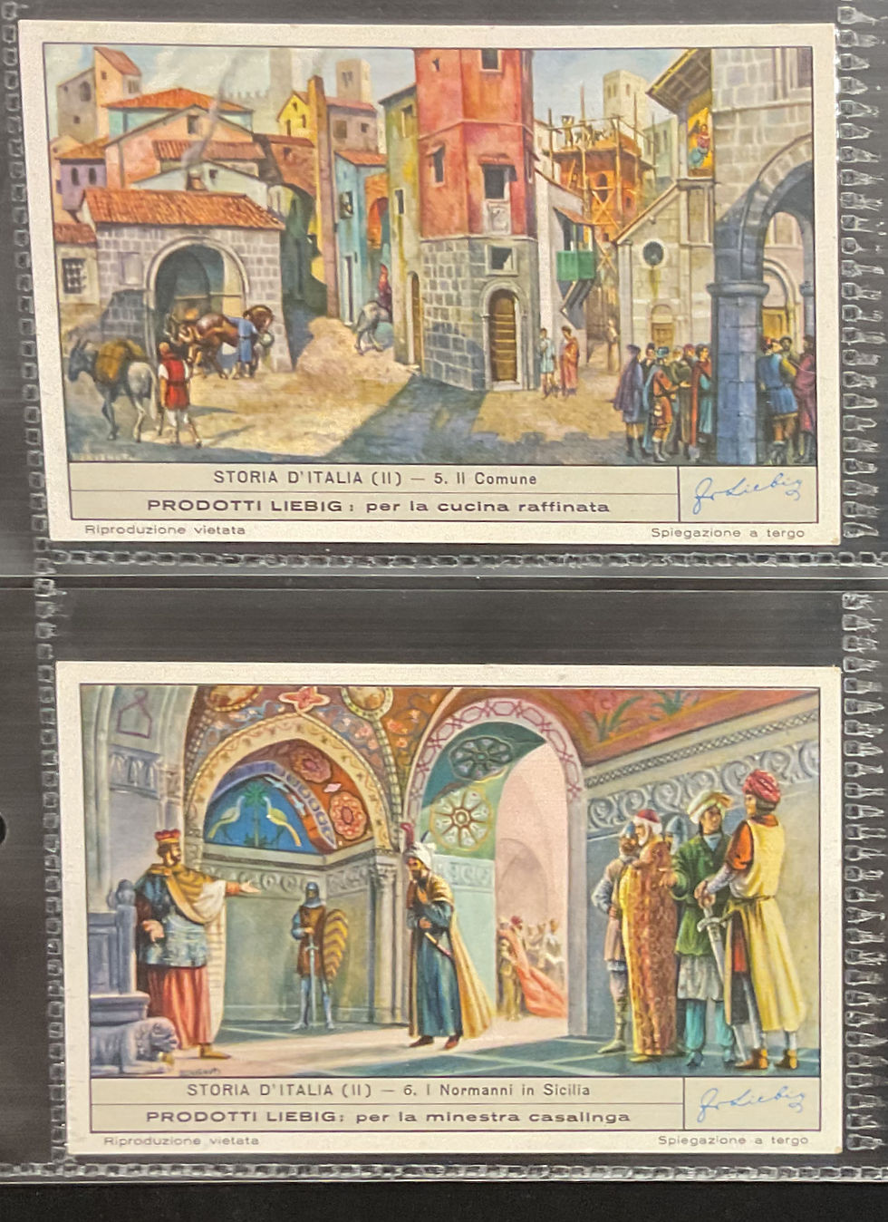 Thumbnail: Liebig History Of Italy 11 S1552 Trade Cards