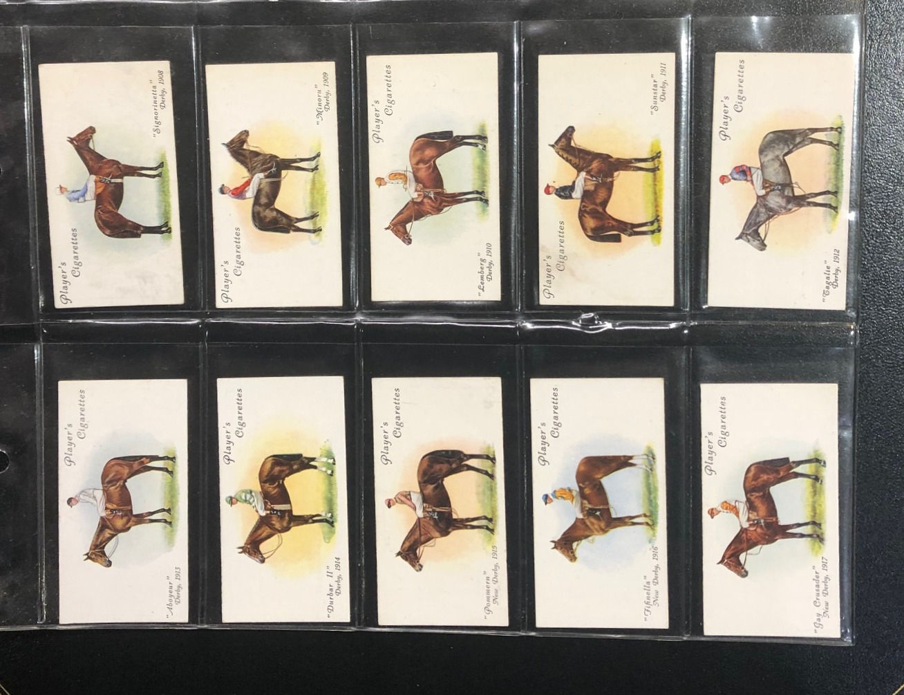 Players   Derby And Grand National Winners Cigarette Cards