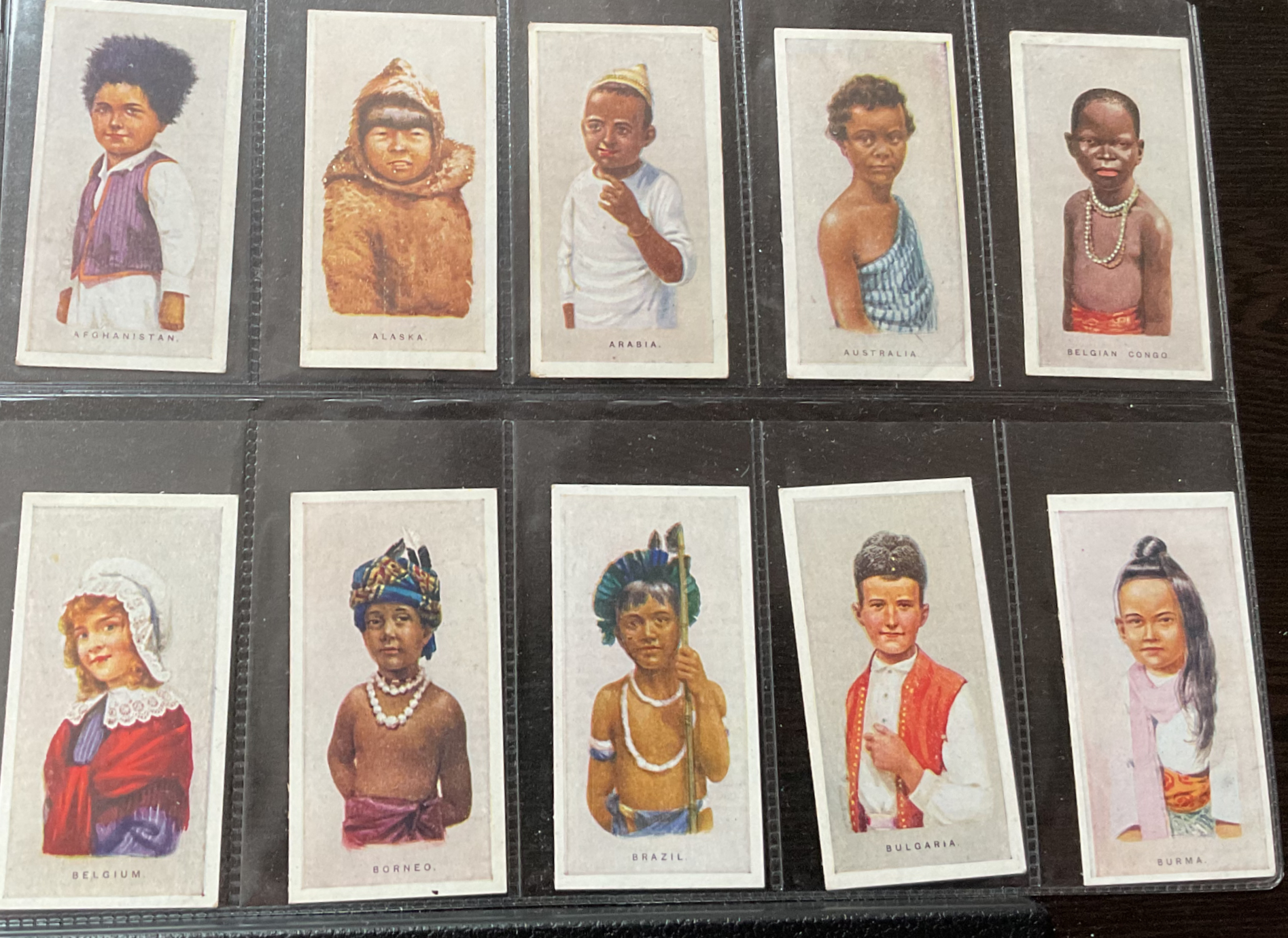 United Tobacco Company South AfricaChildren Of All Nations Cigarette Cards