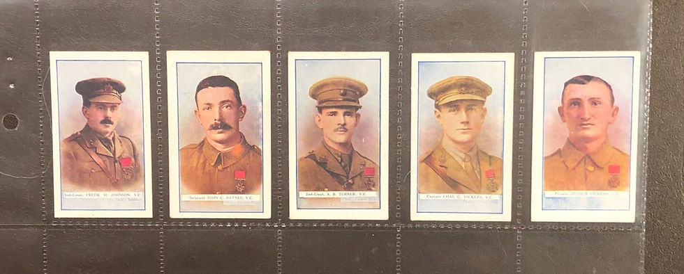 Thumbnail: Gallaher The Great War Victoria Cross Heroes 4th Series 76-100 Cigarette Cards