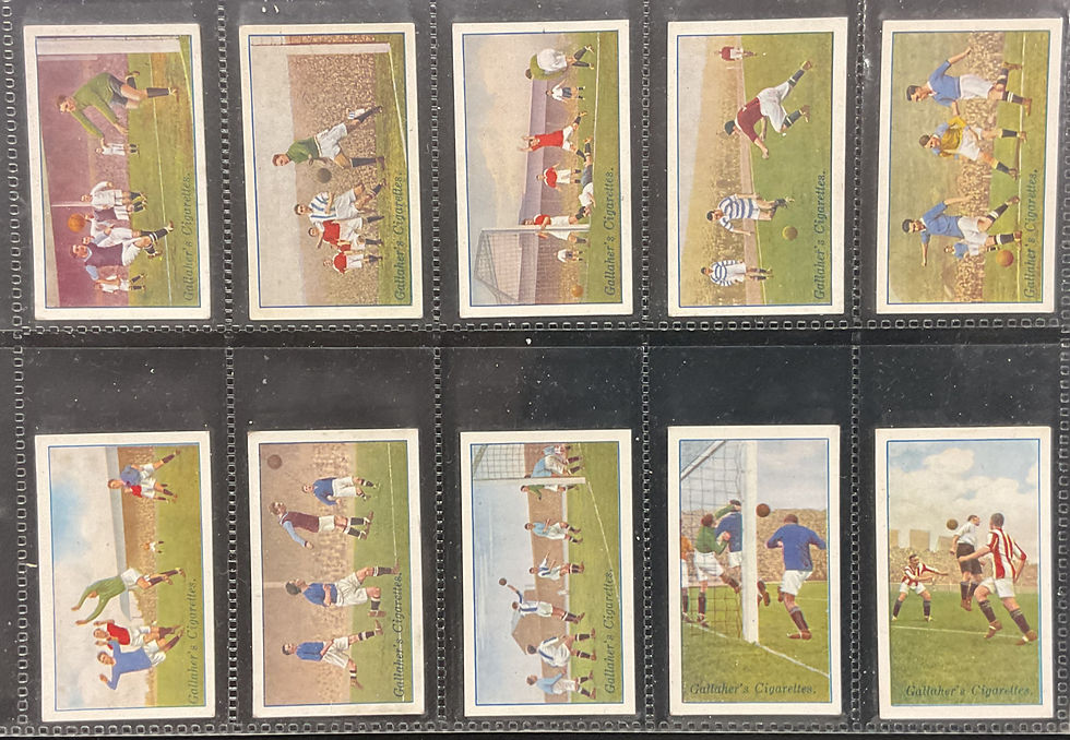 Thumbnail: Gallaher Famous Footballers Red Back Cigarette Cards