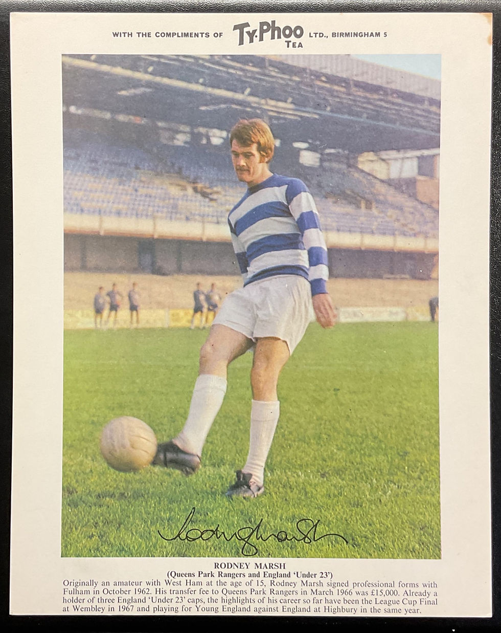 Thumbnail: Typhoo Tea International Football Stars Series 2 Premium Issue Tea Cards