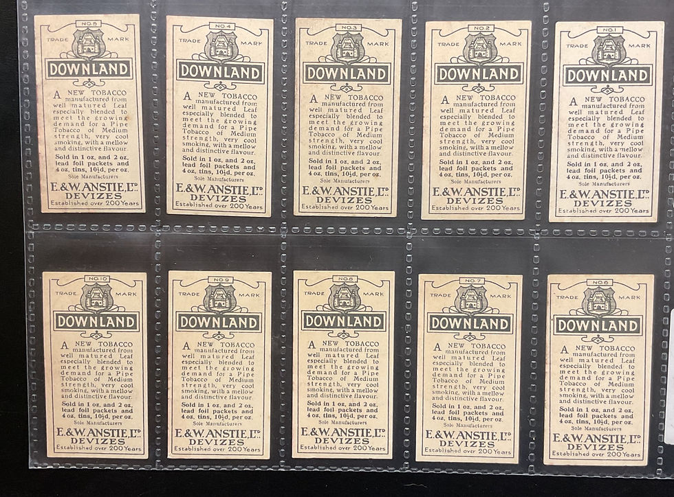Thumbnail: Anstie Racing Series 1-25 Horse Racing Cigarette Cards