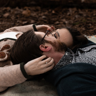 mountain engagement portrait