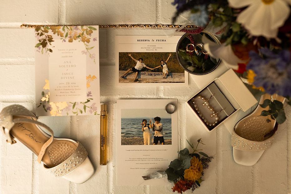 photo of weddin details