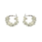 Serpent Spine Hoop Earrings