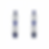 Sterling silver drop earrings with blue and white zircon stones in a wheat-inspired shape – REBE77E
