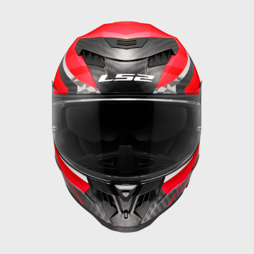 Miniatura: Capacete LS2 FF807 Dragon Trax Gloss Red