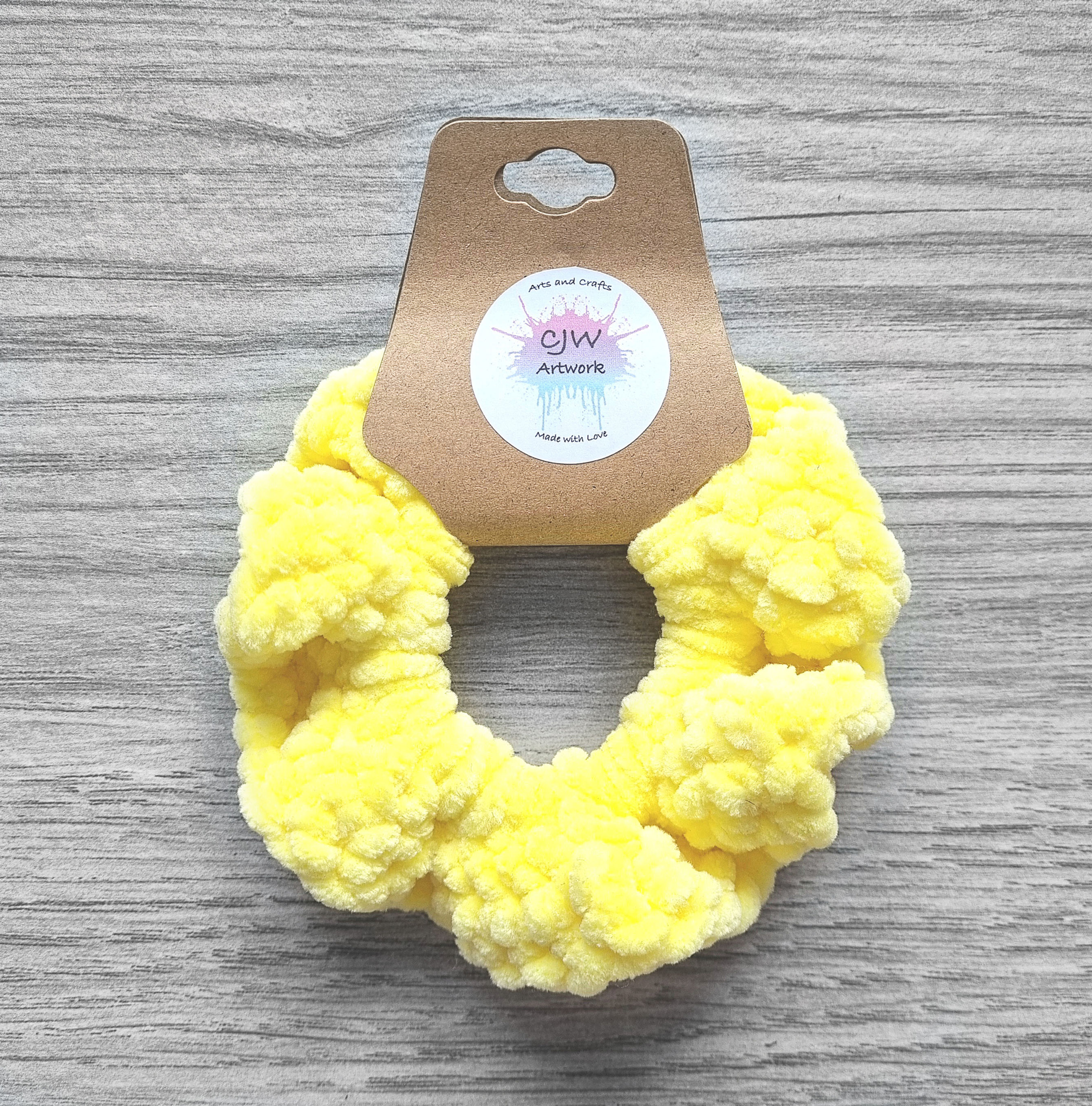 Handmade Crocheted Super Soft Pineapple Scrunchie