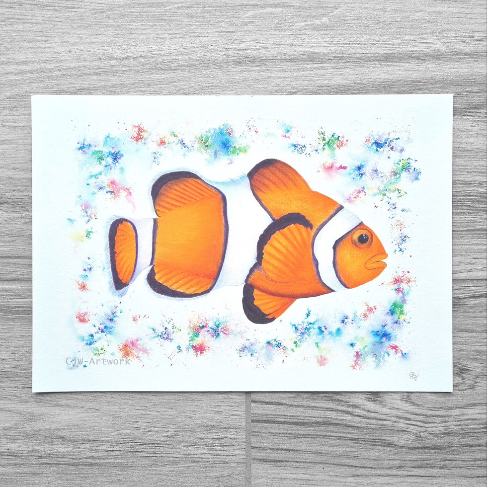 Thumbnail: "Cleo the Clownfish" Giclee Print