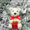 Thumbnail: Super Soft Teddy Bear Christmas Bauble Decoration