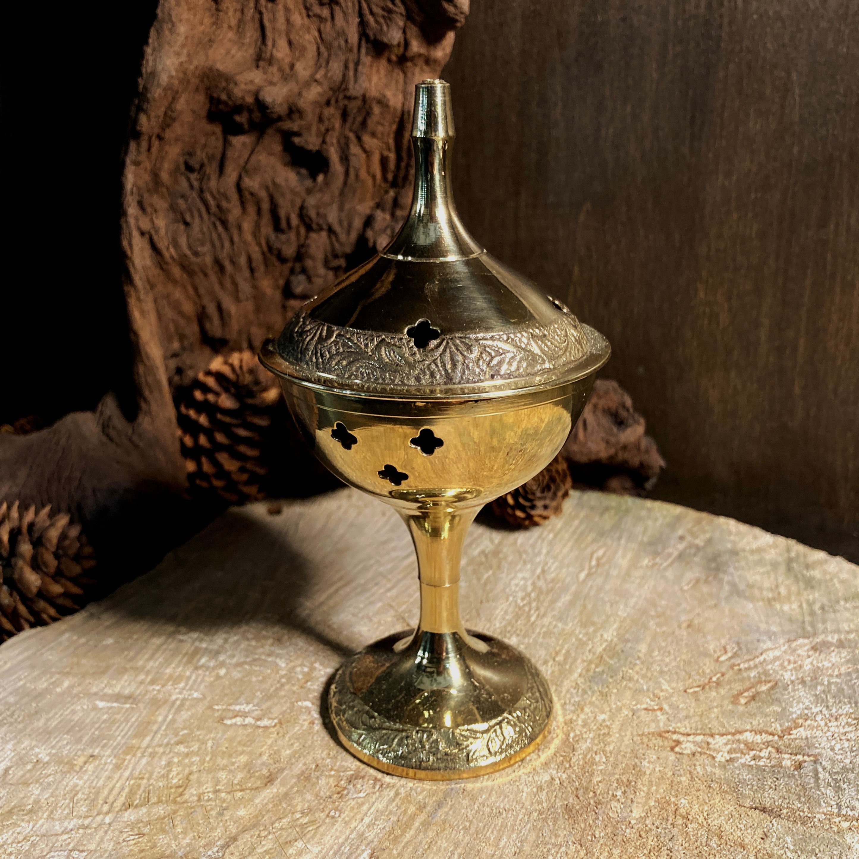 Encensoir en laiton Pyali - 14cm