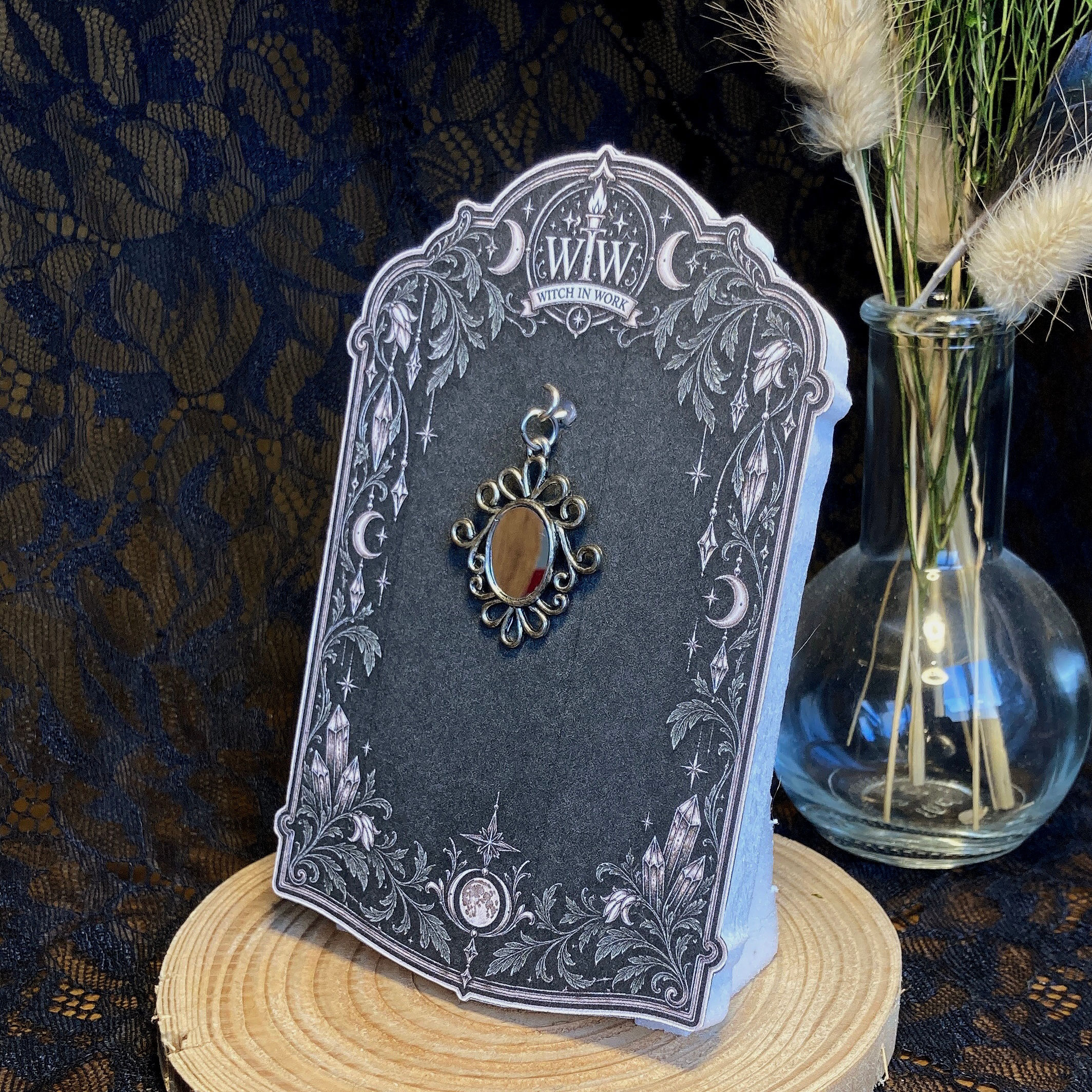 Pendentif miroir