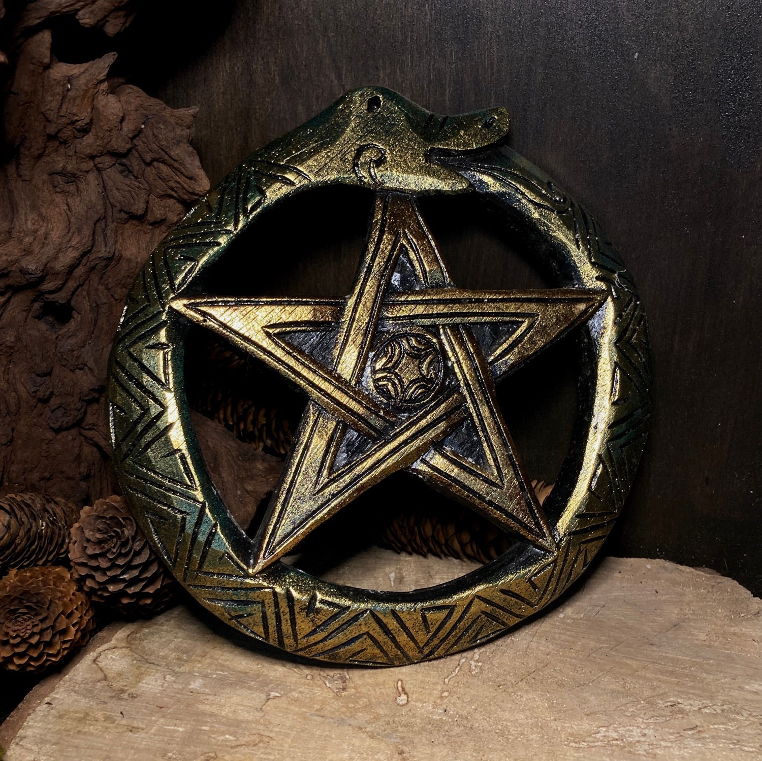 Ouroburos & pentagramme