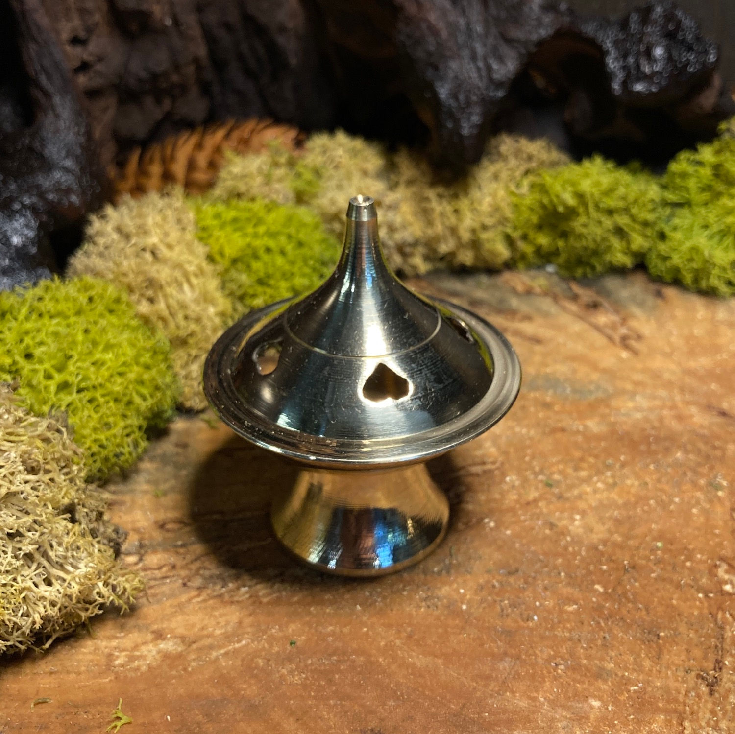 Encensoir en laiton - cœurs